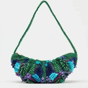 Zara Beaded Shoulder Bag